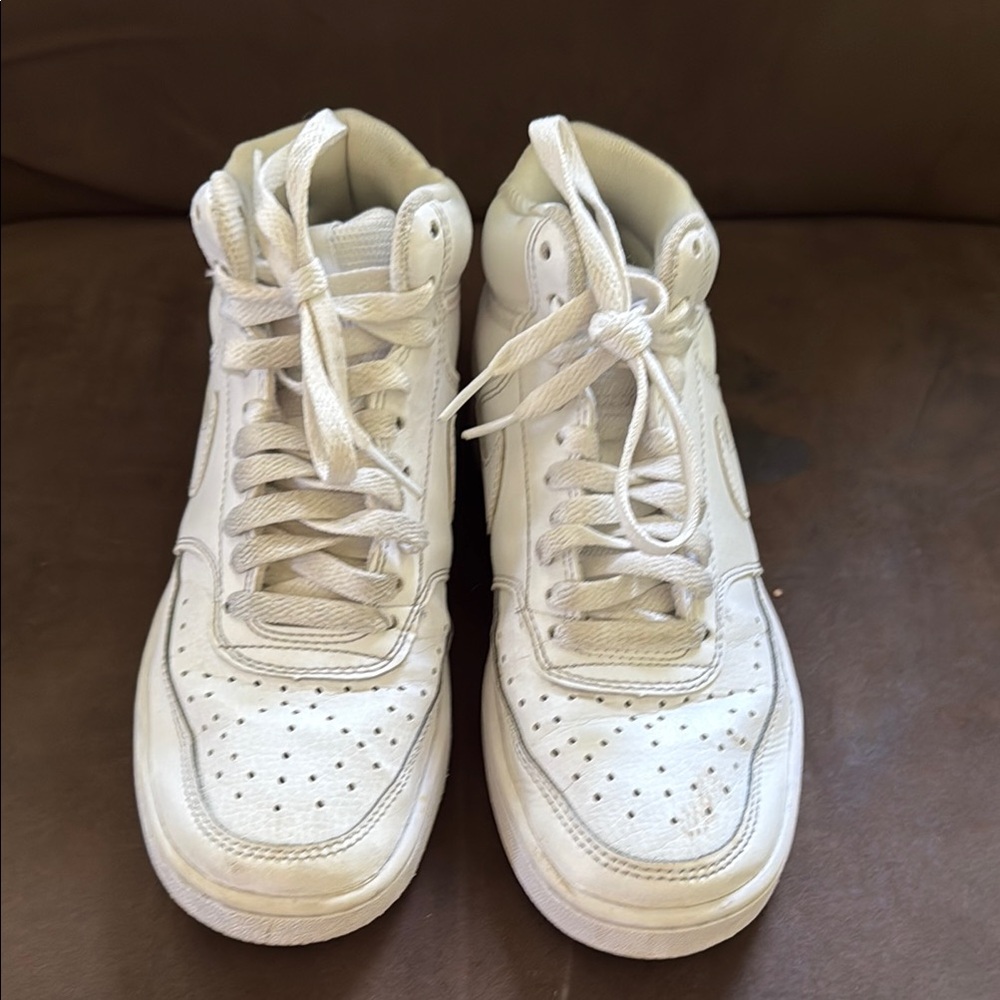 Nike White High-Top Sneakers